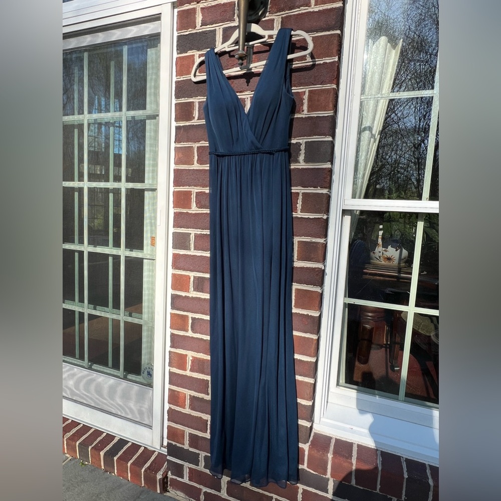 Azazie bridesmaid dress; teal; worn once.